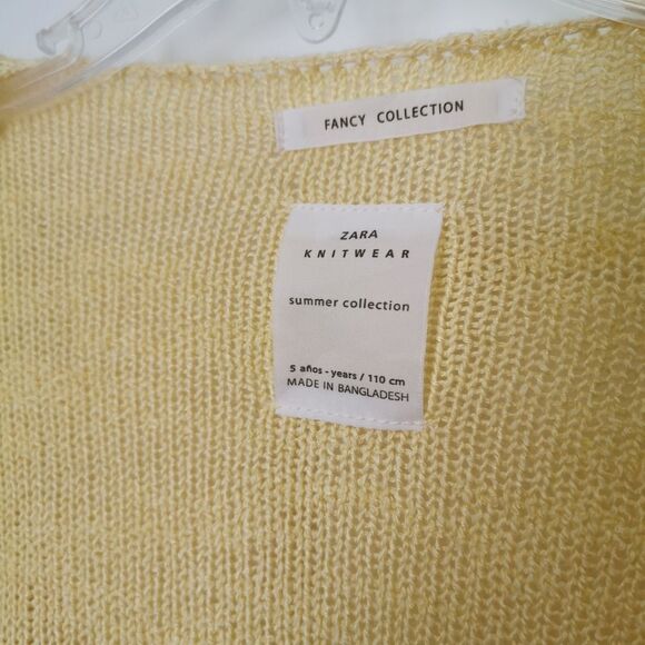 2/$30 Zara Knit wear cardigan girls size 7 - Picture 2 of 5